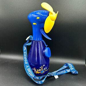 Disney Parks mist fan with lanyard